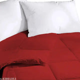 Razzai Smart microfiber comforter (single size, 200 GSM), hypo-allergenic luxury duvet with box stitching. Rich hue on display