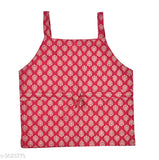 Gold Little Boota print cotton lehenga & choli for infants, 3-6 months, Indian ethnic wear