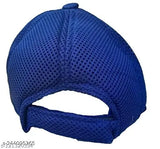 Navy Blue Polyster NCC Net Cap with Embroidered Logo, suitable for boys or girls cadets