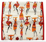 Handcrafted Warli print fabric wallet pack, free size, 2 compartments, Indian artisan-made ladies purse