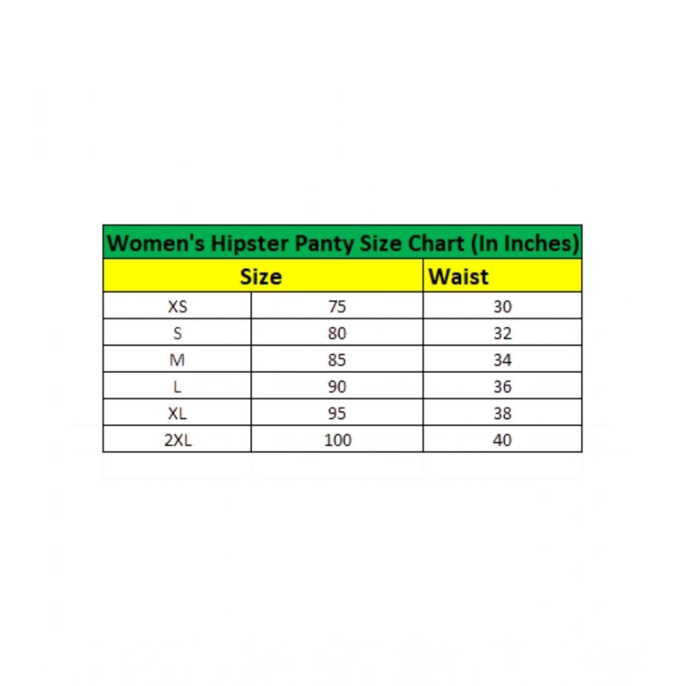 Multicolor cotton solid hipster panties pack of_3 for women, mid-rise and comfortable fit
