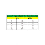 Multicolor cotton printed hipster panties for women (pack of 6), mid-rise style