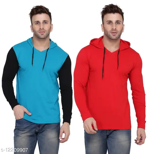 Multicolor cotton blend full sleeve t-shirt, vibrant and stylish for men or women, short sleeves design