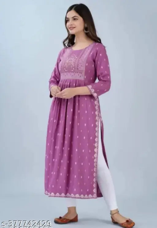 Baby Pink Rayon Three-Quarter Sleeve T-Shirt, printed combo, women's sizes S-XXXL, India origin