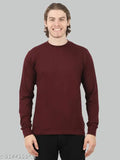 Trends Tower Men's solid cotton full sleeve t-shirt, bio-washed and azo free dyed, premium quality from India (M: 40in/28in, L: 42in/29in, XL: 44in/30in, XXL: 46in/31in)