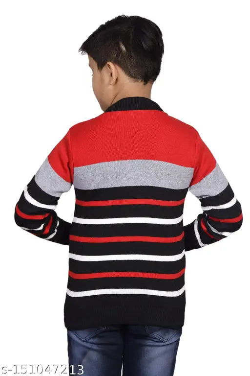 Woolen boys' sweater, Dimsy Collection, winter season, natural wool, Indian origin