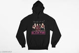 Black and White Maxall UNISEX Cotton Hoodie Sweatshirt for all ages - Printed BLACKPINK design on a long-sleeved cotton garment