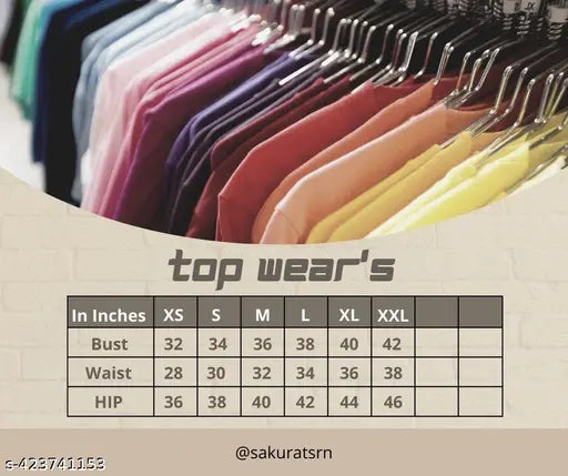 Cotton tiered shirt, solid pattern, 3/4 sleeves, made in India