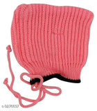 Pink wool striped sweater, long sleeves for infants (0-3 months or 0-6 months), made in India