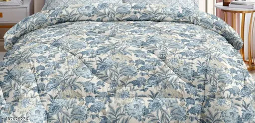 Ultra soft cotton blend double bed comforter, luxurious sleep essential on bed, Indian-made AC room comforter (11ft x 11.5ft x 10.5ft, N1)