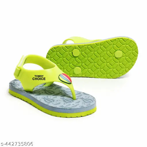 Embellished net EVA slippers for kids (12-18 months to 4 years), comfortable footwear by TOMSY CHOICE