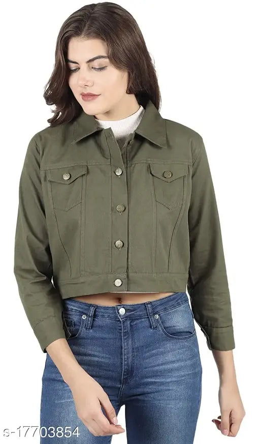 Blue denim three-quarter sleeve jacket with intricate Mehandi design, girls' fashionable Indian jacket