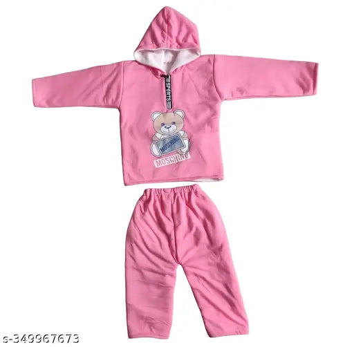 Wool newborn baby winter set: sweater, sweatshirt, dress, romer (top & bottom), vibrant colors, full sleeve, pockets, soft, India