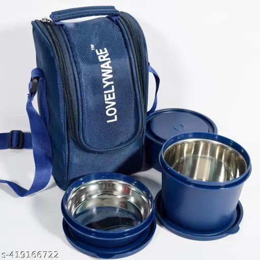 Stainless steel double wall body lunch box set (1300ml), leak-proof and microwave safe for insulated food storage