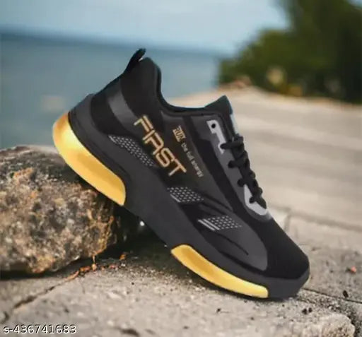 NCC black men's PVC sole running shoes combo pack for training, ideal for boys (4-12 years)