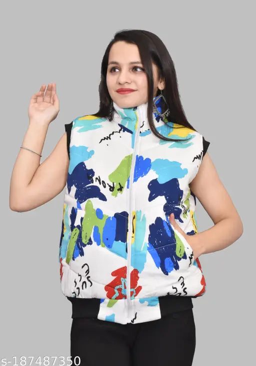 Indian fur jacket for women and girls, sizes S-L