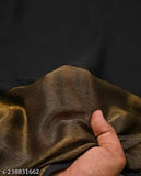 Black georgette Chiffon Saree, free size, vibrant color combination, Bollywood-inspired design, India origin