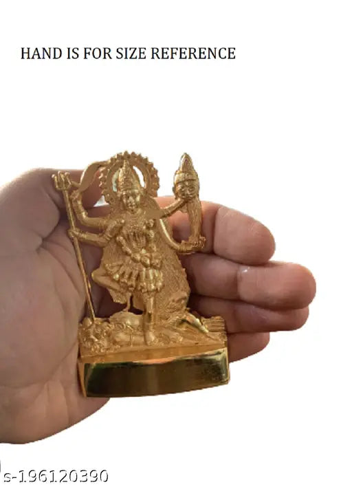 Brass Kali maa/kali mata statue, Indian home decor item, 11cm tall with a length of 7cm