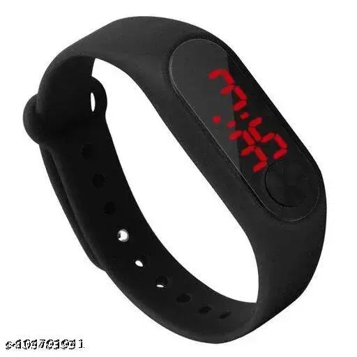 Silicone wrist band for Mi Band watch, compatible with women's digital watches, free size, made in India