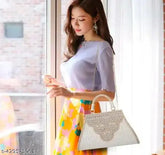 Branded PU sling handbag, self-design, free size, India