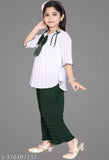 Cotton blend self-designed Kuta pant for kids, featuring straight top and palazzo bottom style. Available in various sizes from 2-3 years to 10-11 years, originating from India