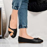 Synthetic mojaris for girls/ladies by Vazee, slip-on style with comfortable bellies for everyday wear, crafted in India