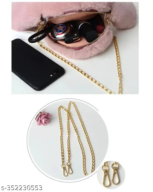 FauxLeather brown kitty sling bag for kids, durable and stylish, perfect accessory for daily adventures