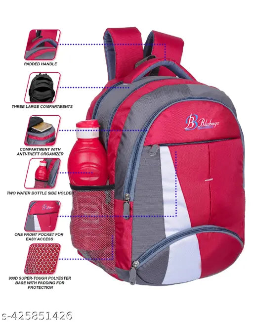 B1 Red synthetic wallet, free size (L18cm x W14cm), Indian origin