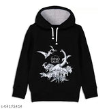 Multicolored Kuchipoo boys' fleece hoodies (pack of 2), cotton blend, printed pattern for boys aged 2-5 years, Indian origin