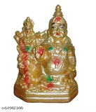 Plastic Kubera Lakshmi god idol, 9cm high from India