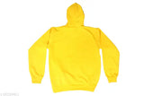 Girls yellow cotton blend sweatshirts & hoodie pack of 1 - printed fleece with long sleeves, Indian brand for kids sizes 6-14 years