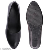 Synthetic PU slippers, comfortable wedge heel ballerinas for women & girls, non-slip on Bellies collection - India