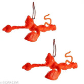 Indian-origin, handcrafted set of 2 car dashboard hanging idols of Lord Hanuman Ji, Bajrangbali, Maruti, Balaji for home decor and gifts