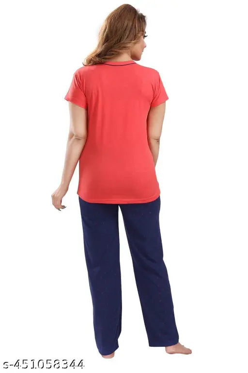 Printed hosiery T-shirt dress, vibrant prints, short sleeves & above knee length - Women's fashion from India