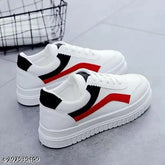 Synthetic canvas kids girls sneakers, PVC printed, lace-up style - India