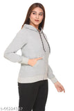 Fleece Hardihood Women's Jacket - Solid design, long sleeves, two pockets, zippered closure