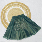Stylus Kids Girls Lehanga Cholis, super net lehenga with leheriya stitch and jacquard design, perfect for special occasions. Sizes: 6-12M, 18-24M, 1-2Y, 2-3Y, 3-4Y, 4-5Y, 5-6Y, 6-7Y, 7-8Y. Indian-made, capturing elegance and grace for little daughters