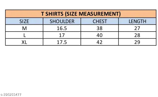 Trendy design men's cotton blend half sleeve t-shirt with printed pattern, short sleeves, size M (38in chest, 27in length)