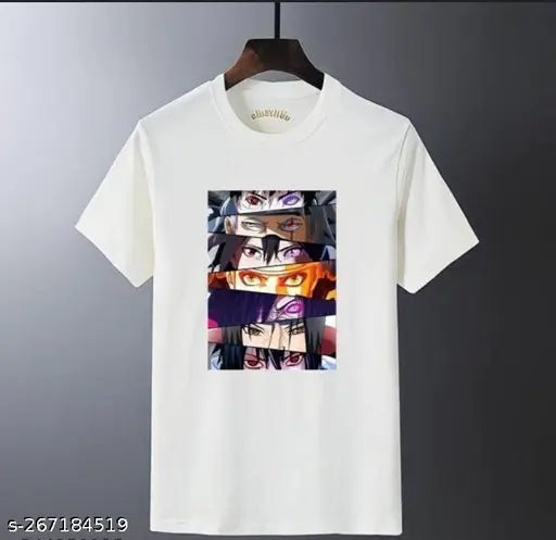Classy partywear men's t-shirt, 100% combed polyester with printed pattern, short sleeves, wrinkle-free & soft 180 gsm fabric, India