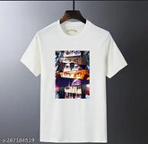 Classy partywear men's t-shirt, polyester, short sleeves, printed design. Smooth, wrinkle-free, 100% combed polo knit, 180 gsm fabric, durable and long-lasting. Made in India