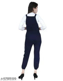 Girls cotton linen printed dungaree jumpsuit with three-quarter sleeves, size N (XS/M/L). Comfortable and versatile party dress for girls in India
