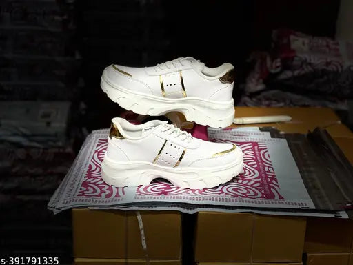 Kids girls mesh white casual EVA shoes for comfort and activity