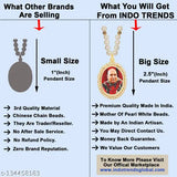 Handcrafted Swaroop Photo Car Hanging, religious idol from Indo Trends for blessings, Indian artisan work