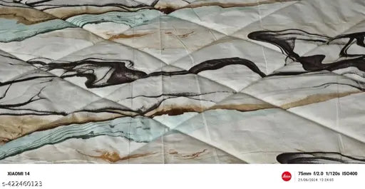 Cotton blend double bed AC blanket comforter - premium comfort for all seasons, self-designed quilted design for mild winter and AC use #ACBlanket #Comforter #HomeEssentials #AllSeasonComfort #PremiumBedding