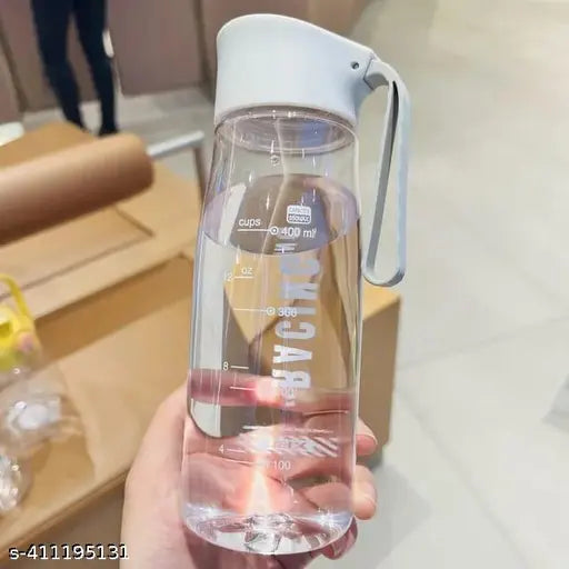 Multicolor, portable, leak-proof BPA-free water bottles with rubber rope handles, suitable for fridge, office, sports, school, gym use