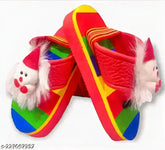 Colorblocked EVA teddy flip-flops for kids (0-3M to 2-2.5Y), Indian origin