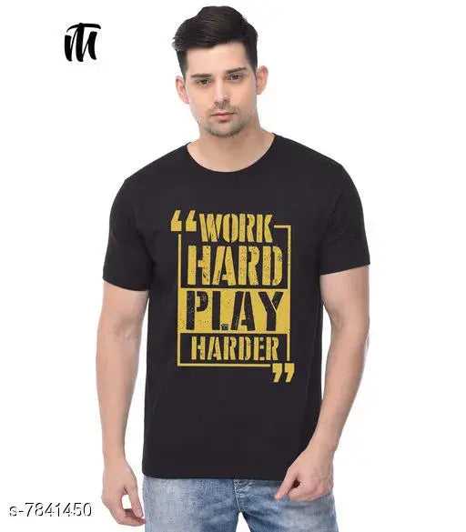 Stylish printed cotton T-shirts, short sleeves, vibrant design, various sizes from S to XXL