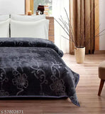 Velvet floral embossed super soft heavy double bed mink blanket for winter, 90x90 - luxurious Korean acrylic mink blanket with vibrant embossed pattern