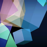 2D geometric shapes mobile case, 100% new, lightweight, fits all models, protects from scratches