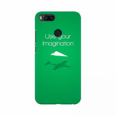 Green background with thoughts mobile case, high-quality, lightweight, protective for all phone models, perfectly shaped holes for easy access